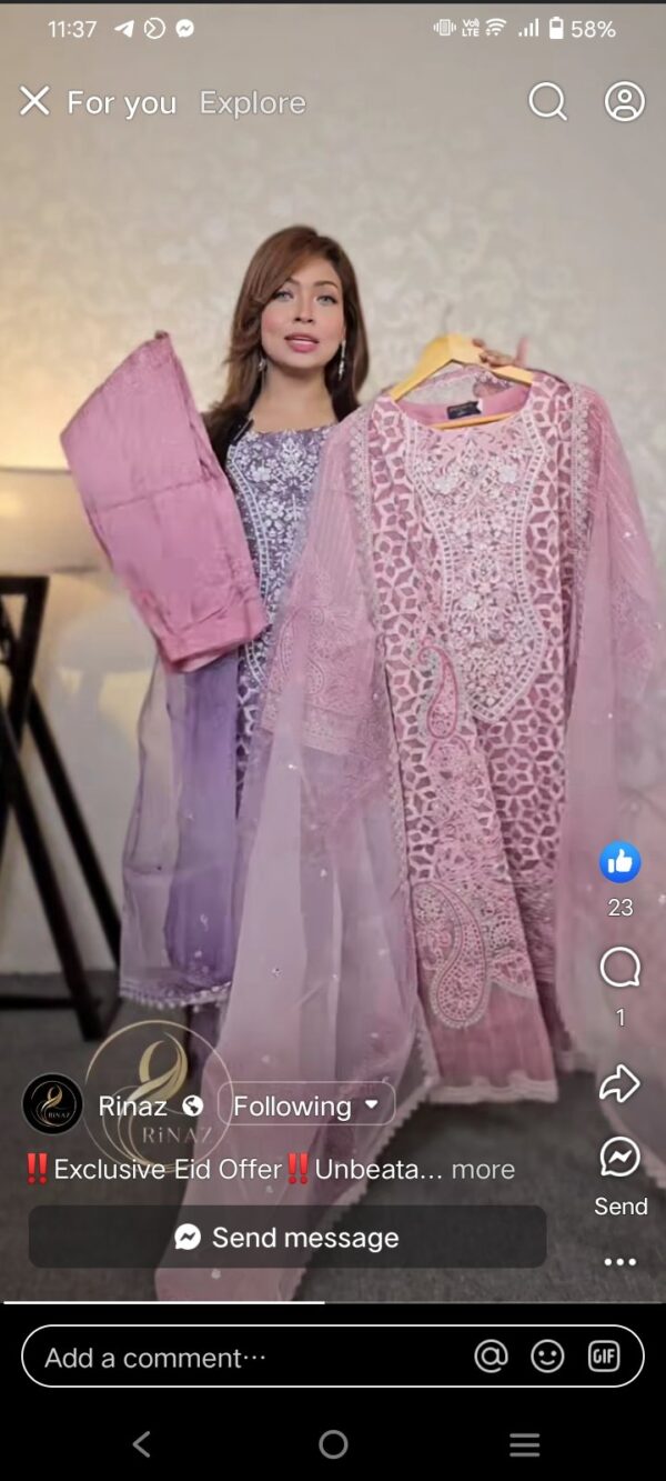 Bint E Noor M/42, Long 46