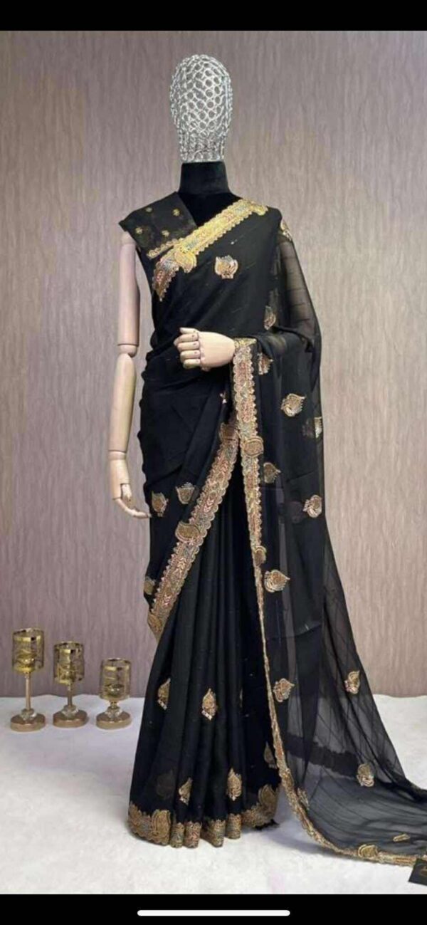 black georgette